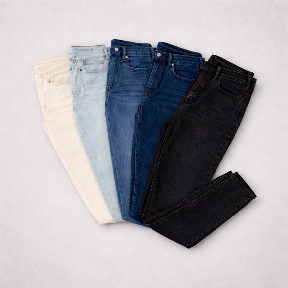 Madewell Denim - Madewell Perfect Vintage Jean Bundle Lot of 5 Petite 26P 27P • SOLD OUT Styles